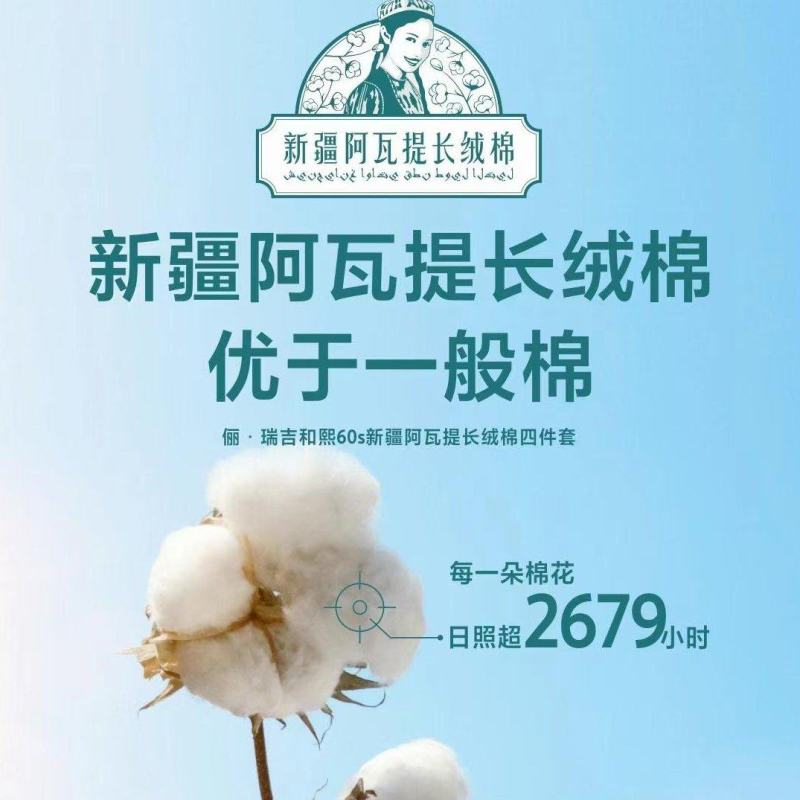 新疆的长绒棉棉花