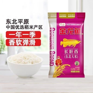 金龙鱼长粒香东北大米5KG软糯爽滑家用大米10斤