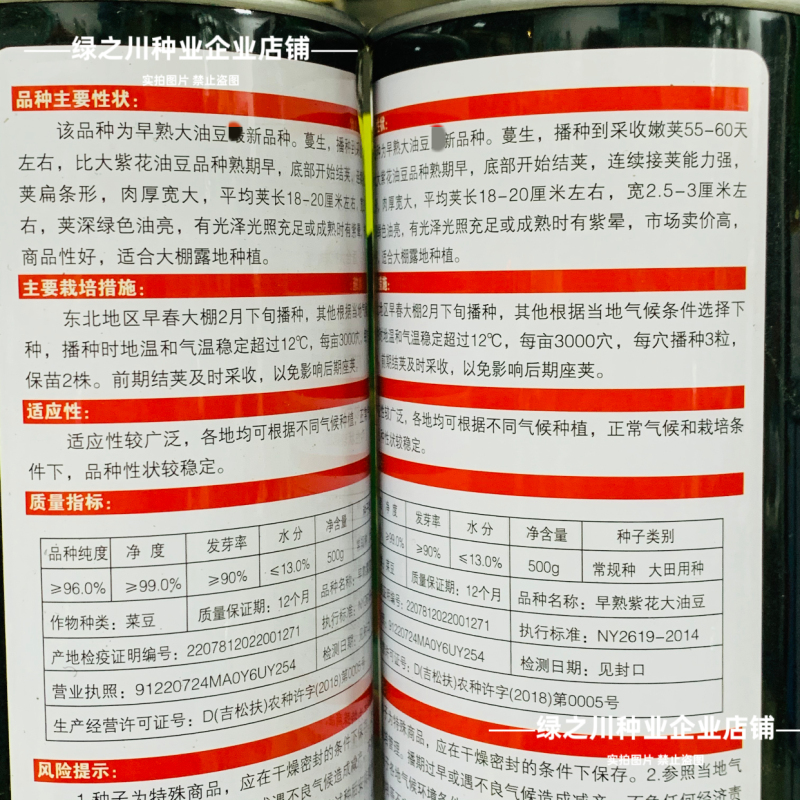 种盈早熟紫花大油豆种子东北高产豆角种籽红金钩黄金钩豆角种