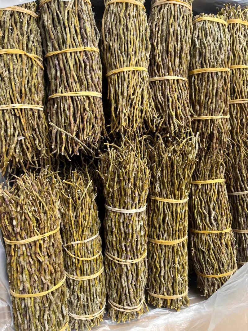 铁皮石斛捆条，长捆条，中捆条，短捆条，条索饱满，全胶无渣