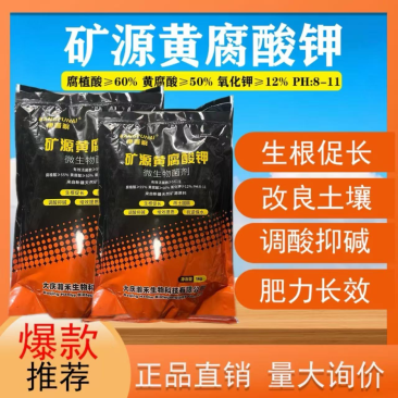 大庆矿源黄腐酸钾微生物有机水溶肥