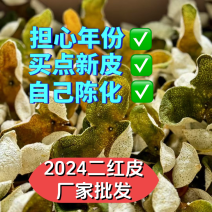 大红皮二红皮2024新会陈皮大量批发大红皮茶枝柑