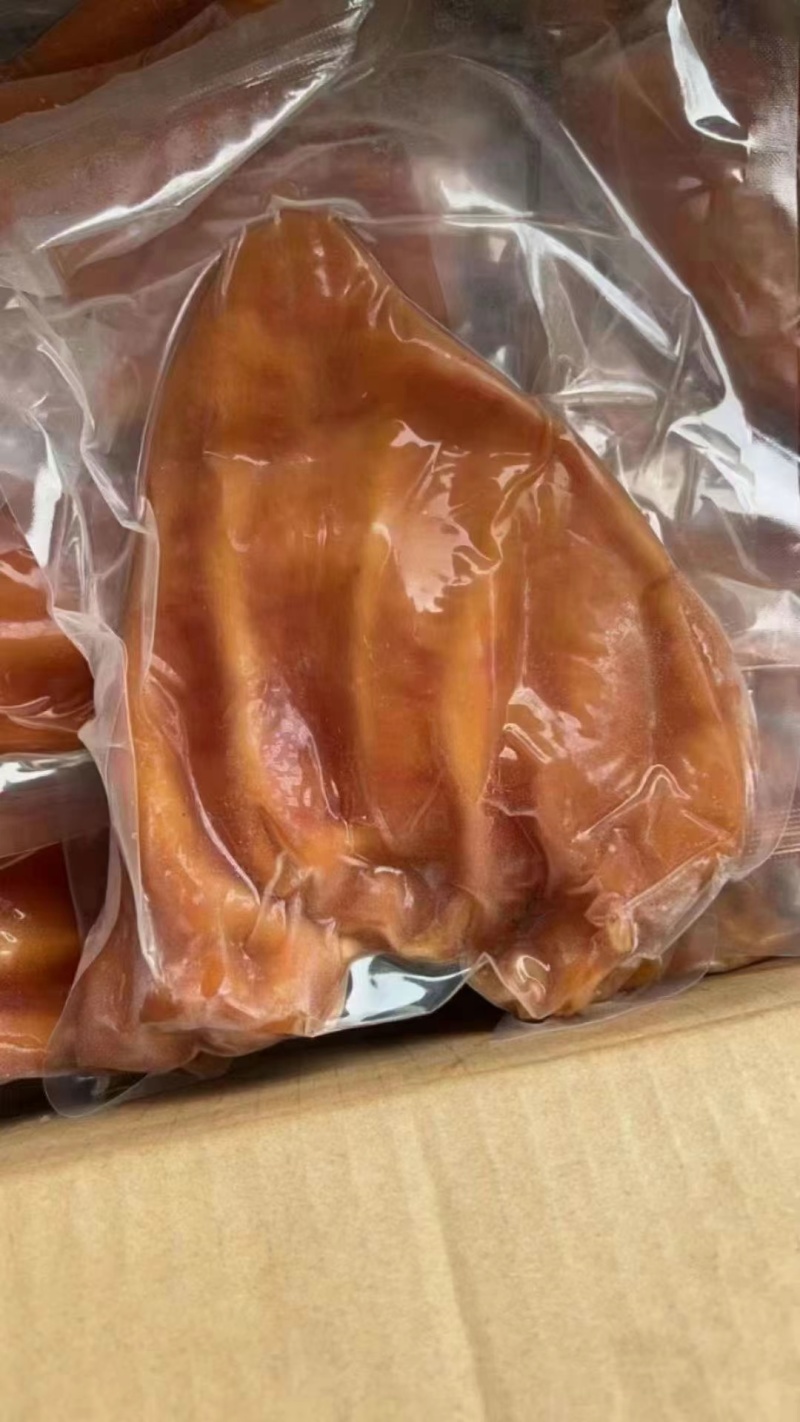 全熟五香卤猪耳整只整片无汤无耳根卤味熟食真空包装