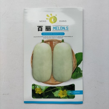 百丽大果早熟薄皮甜瓜种子500粒黄白皮白肉圆柱形