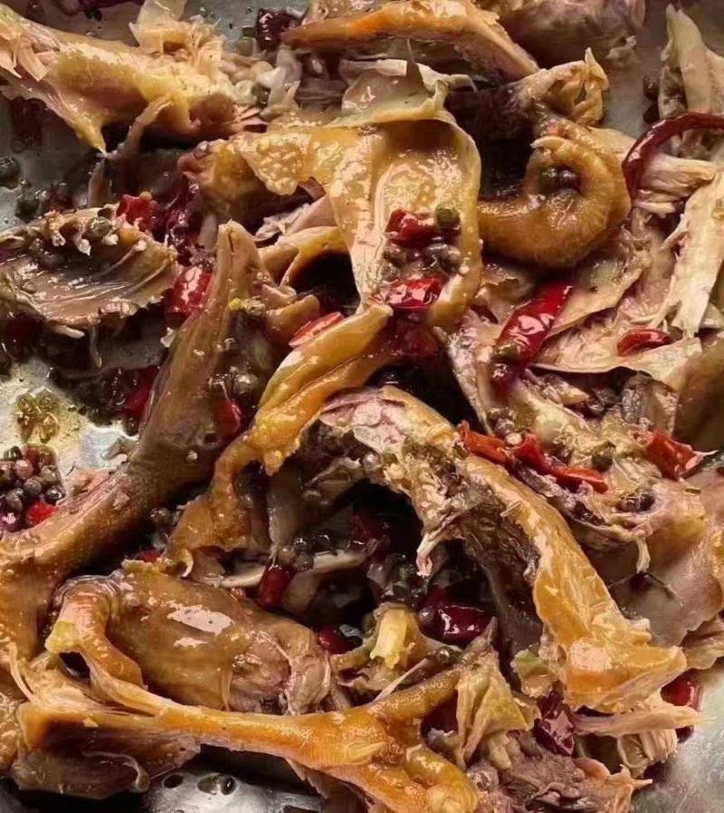 椒麻鸡整只四川特产手撕麻辣鸡烧鸡熟食鸡肉真空开袋即食