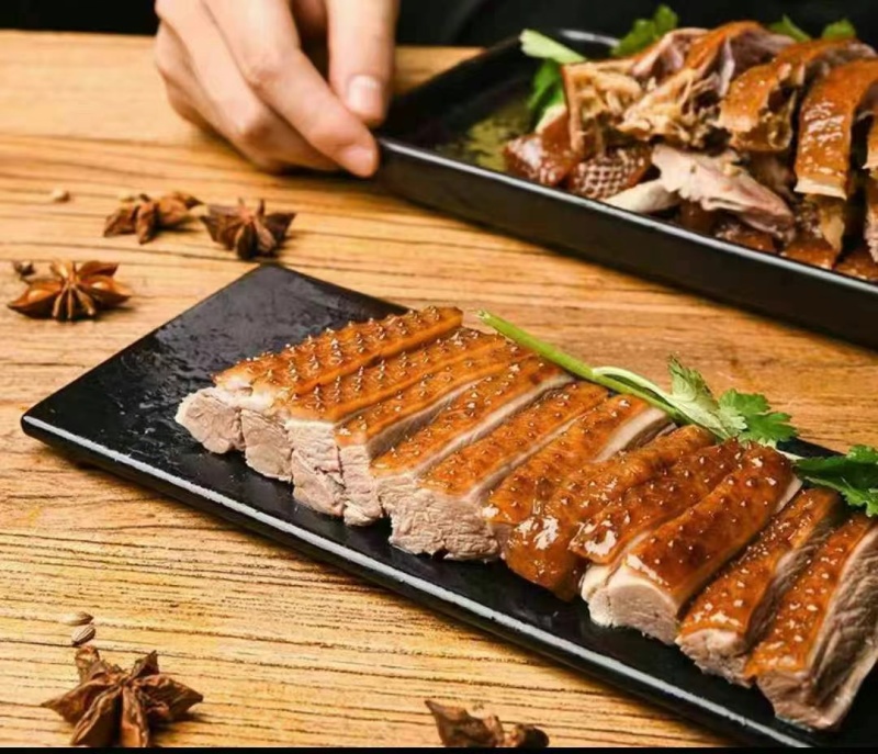 批发荣昌卤鹅熟食卤菜特产烧鹅地摊展销会