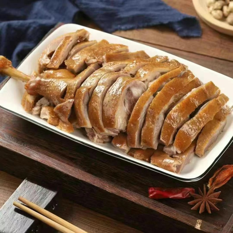 批发荣昌卤鹅熟食卤菜特产烧鹅地摊展销会