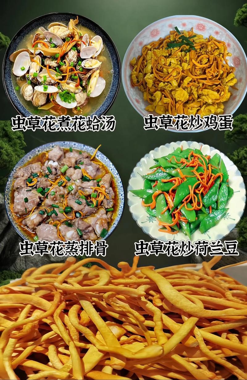 鲜虫草花