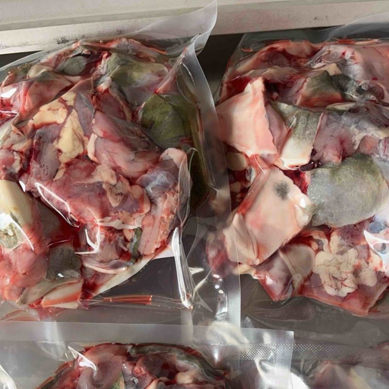 冰冻甲鱼甲鱼肉甲鱼块现杀去皮去内脏真空包装