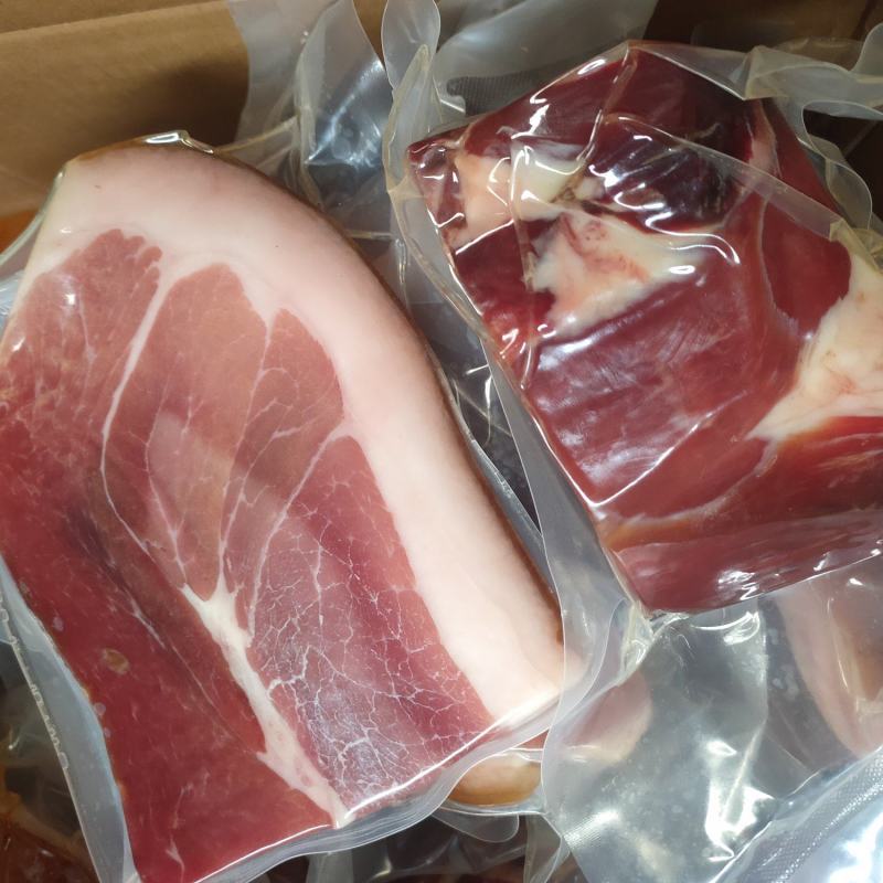 精品火腿猪肉制作真空独立包装地摊展会货源地火腿肉批发