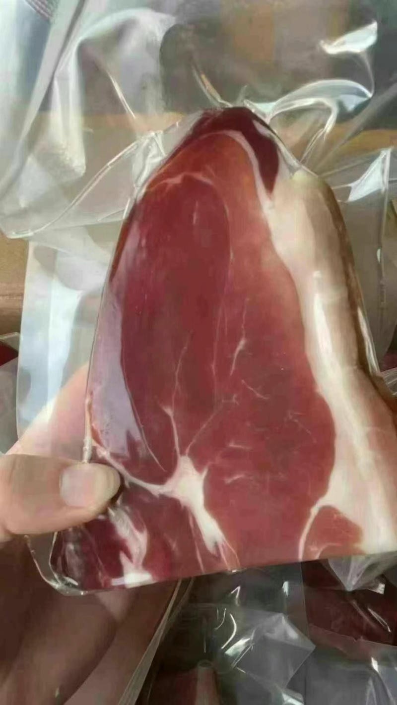 精品火腿猪肉制作真空独立包装地摊展会货源地火腿肉批发