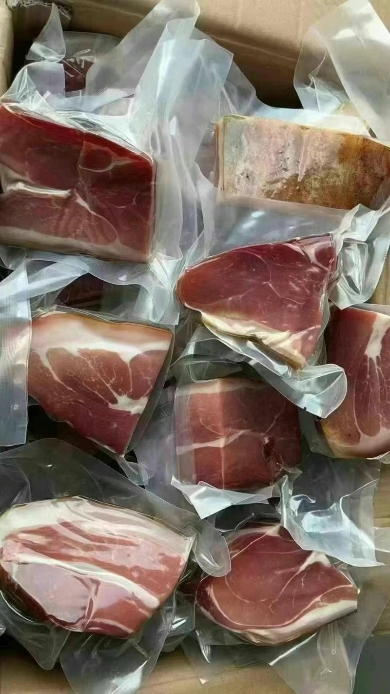 精品火腿猪肉制作真空独立包装地摊展会货源地火腿肉批发