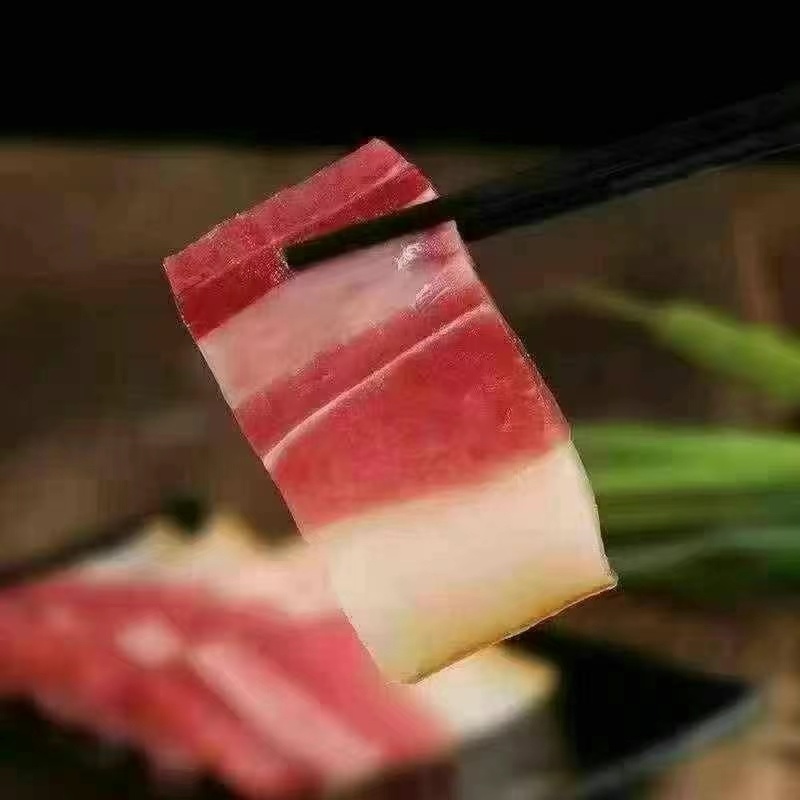 精品火腿猪肉制作真空独立包装地摊展会货源地火腿肉批发