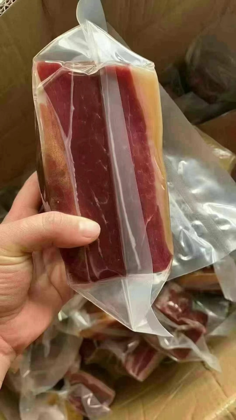 精品火腿猪肉制作真空独立包装地摊展会货源地火腿肉批发