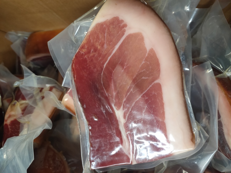 精品火腿猪肉制作真空独立包装地摊展会货源地火腿肉批发
