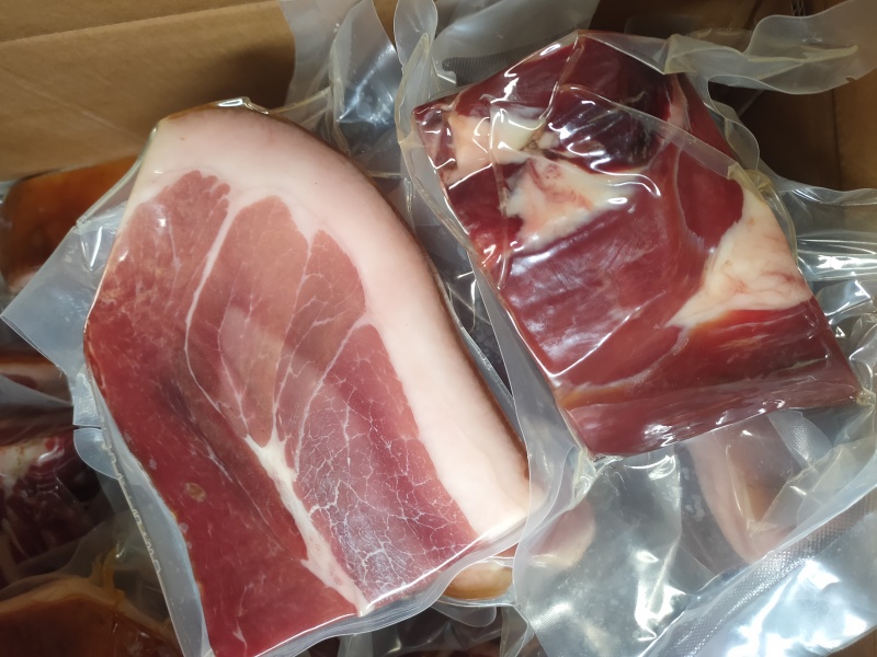 精品火腿猪肉制作真空独立包装地摊展会货源地火腿肉批发