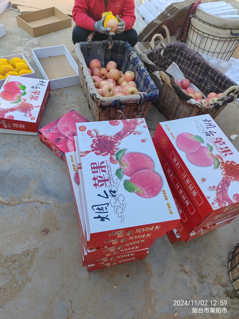 85条纹精品红富士苹果