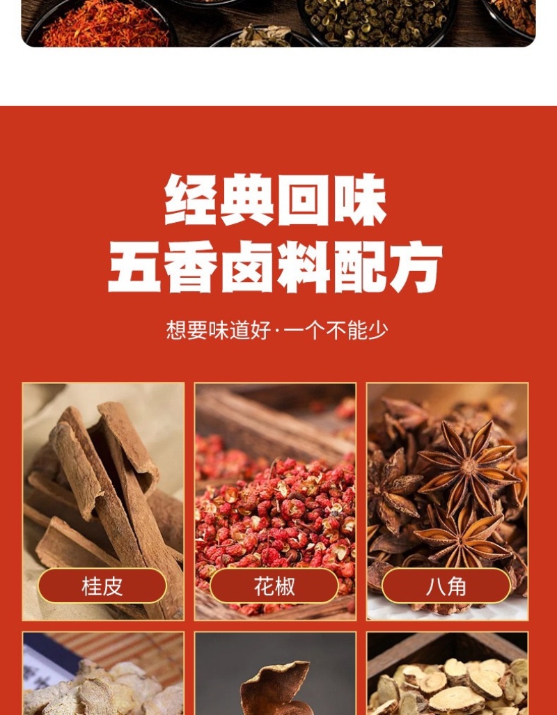 周黑鸭卤料包批发十小包一袋80g一包