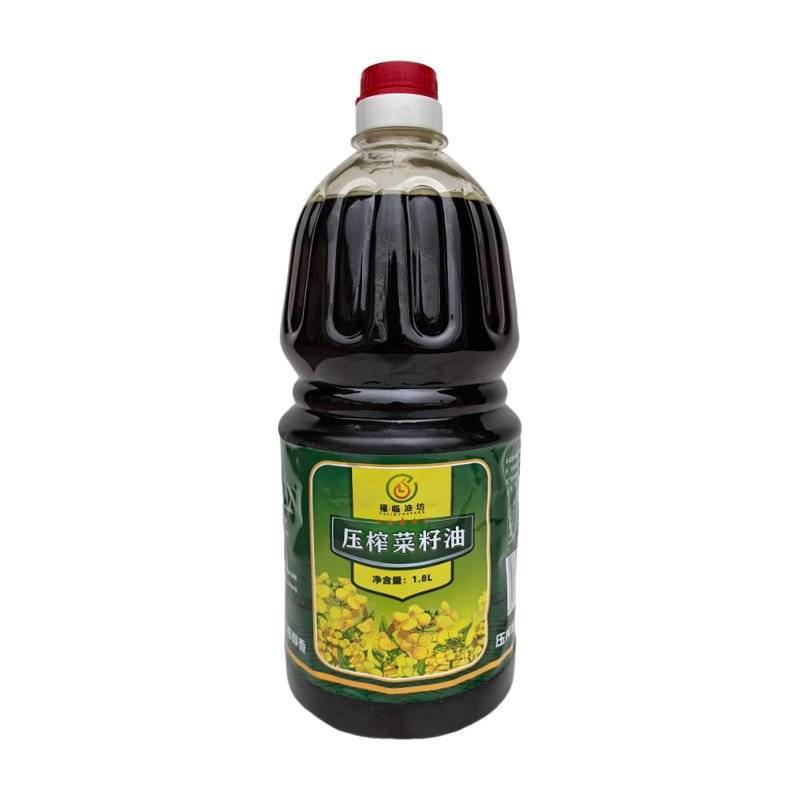 四川小榨纯菜籽油1.8L非转基因压榨纯菜籽油