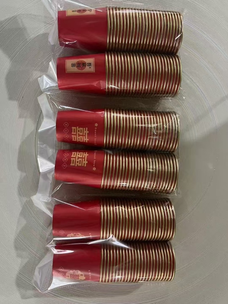 ️蛇年一次性金箔纸杯️，量大优惠，欢迎新老客户前来合作