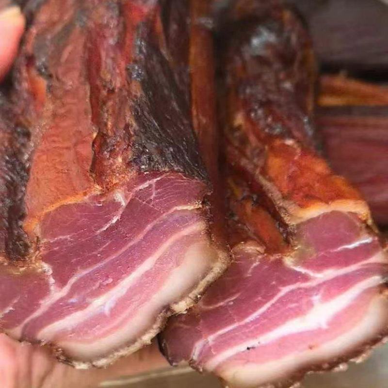 烟熏腊肉腊巴西短五花二刀肉地摊展会凉菜卤菜餐馆批发