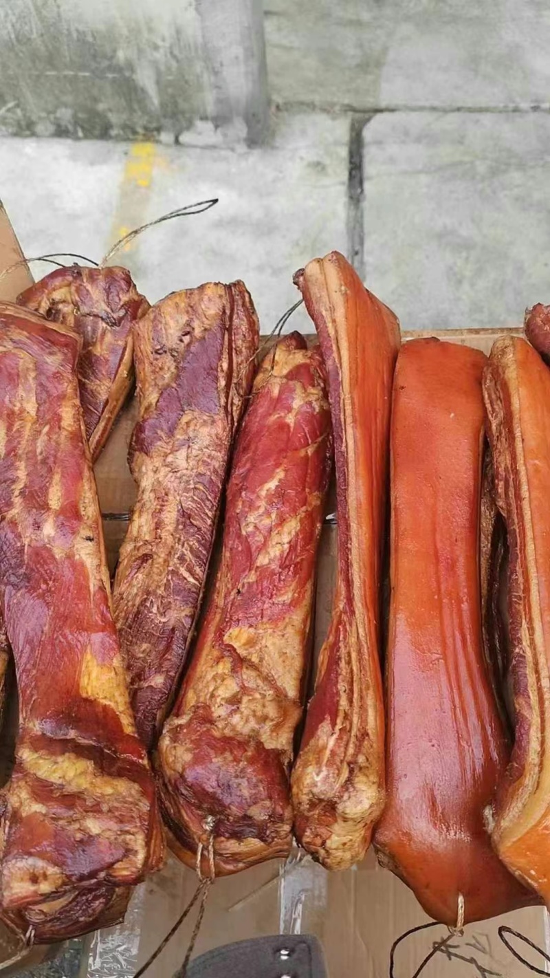 烟熏腊肉腊巴西短五花二刀肉地摊展会凉菜卤菜餐馆批发