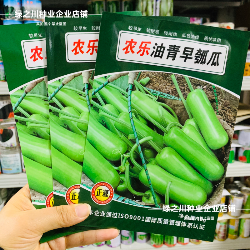 正源短棒瓠子种子农乐油青早瓠瓜种子油绿清香蒲瓜种籽菜葫芦