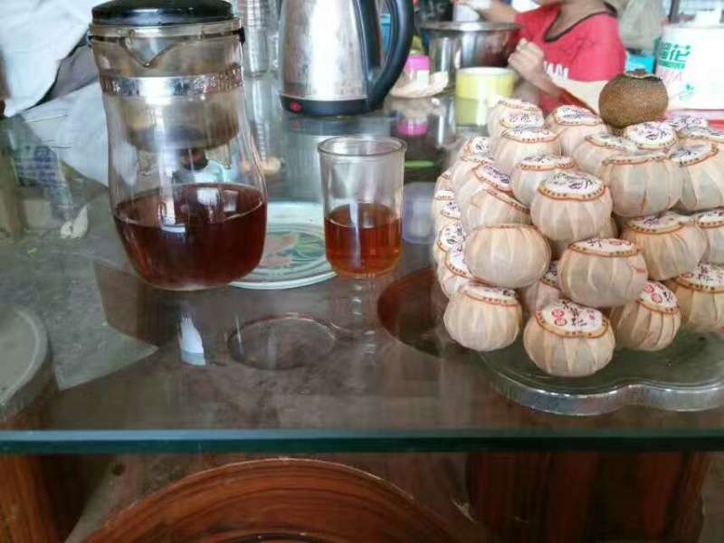 小青柑普洱茶云南宫廷熟普洱茶质量保证诚信经营欢迎咨询