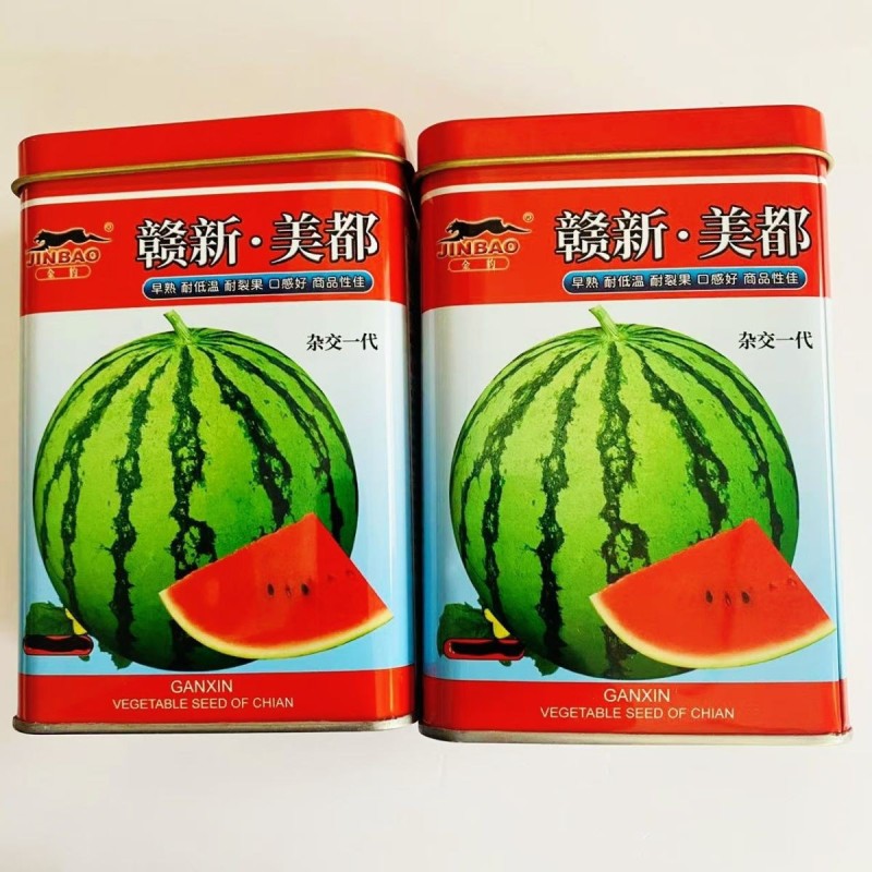 赣新美都西瓜种子中早熟耐低温西瓜种子耐裂果含糖高水果种西