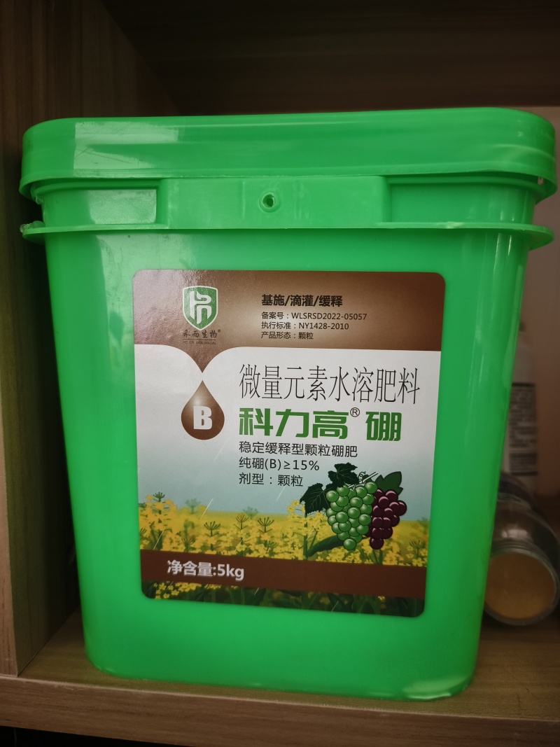 颗粒硼缓释肥果树油菜小麦大田作物瓜果蔬菜底肥柑橘槟榔硼肥
