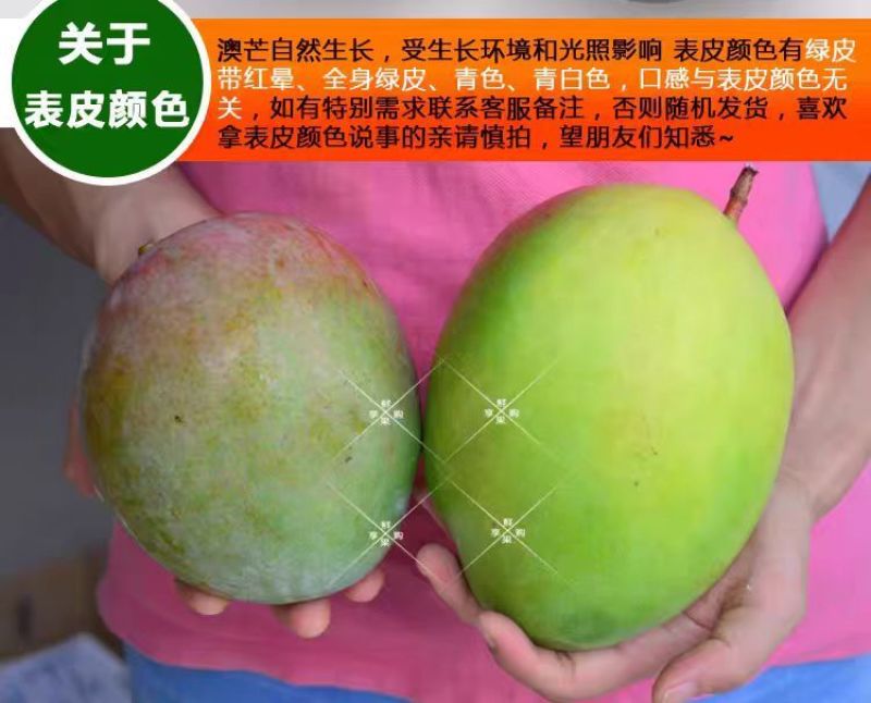 海南特大芒果三亚澳芒三亚芒果直发芒果当季新鲜水果