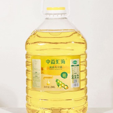 非转基因中益汇海一级成品大豆油20L