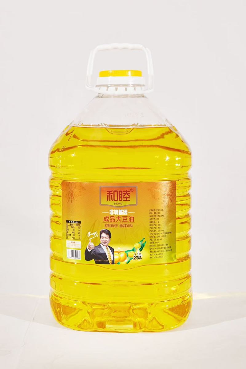 非转基因和睦一级成品大豆油20L