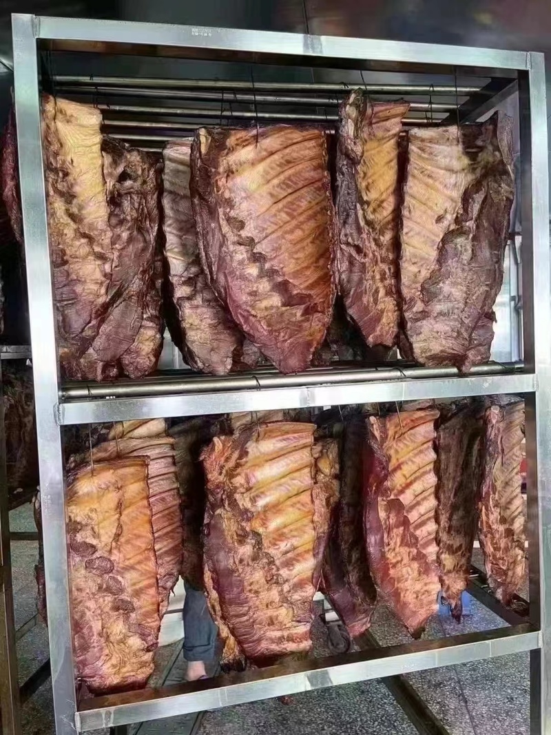 【腊肉】腊排骨柴火熏制展会庙会门市餐馆饭店能用