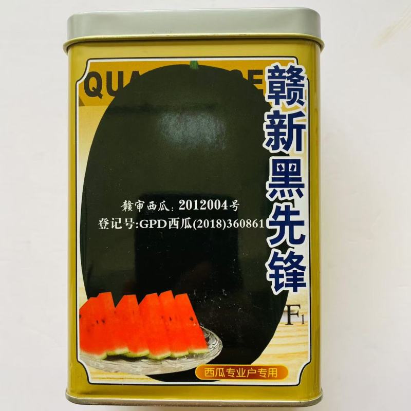赣新黑先锋/黑瓜王子一号西瓜种子耐重茬耐湿耐旱黑皮西瓜种