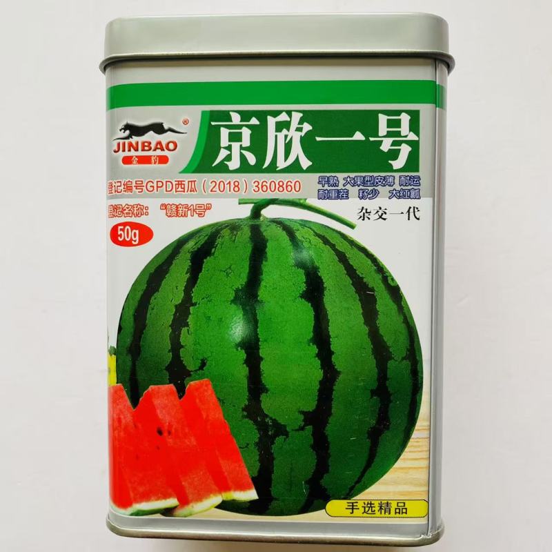 京欣一号/京欣二号西瓜种子早熟大果籽少皮薄西瓜种子耐重茬