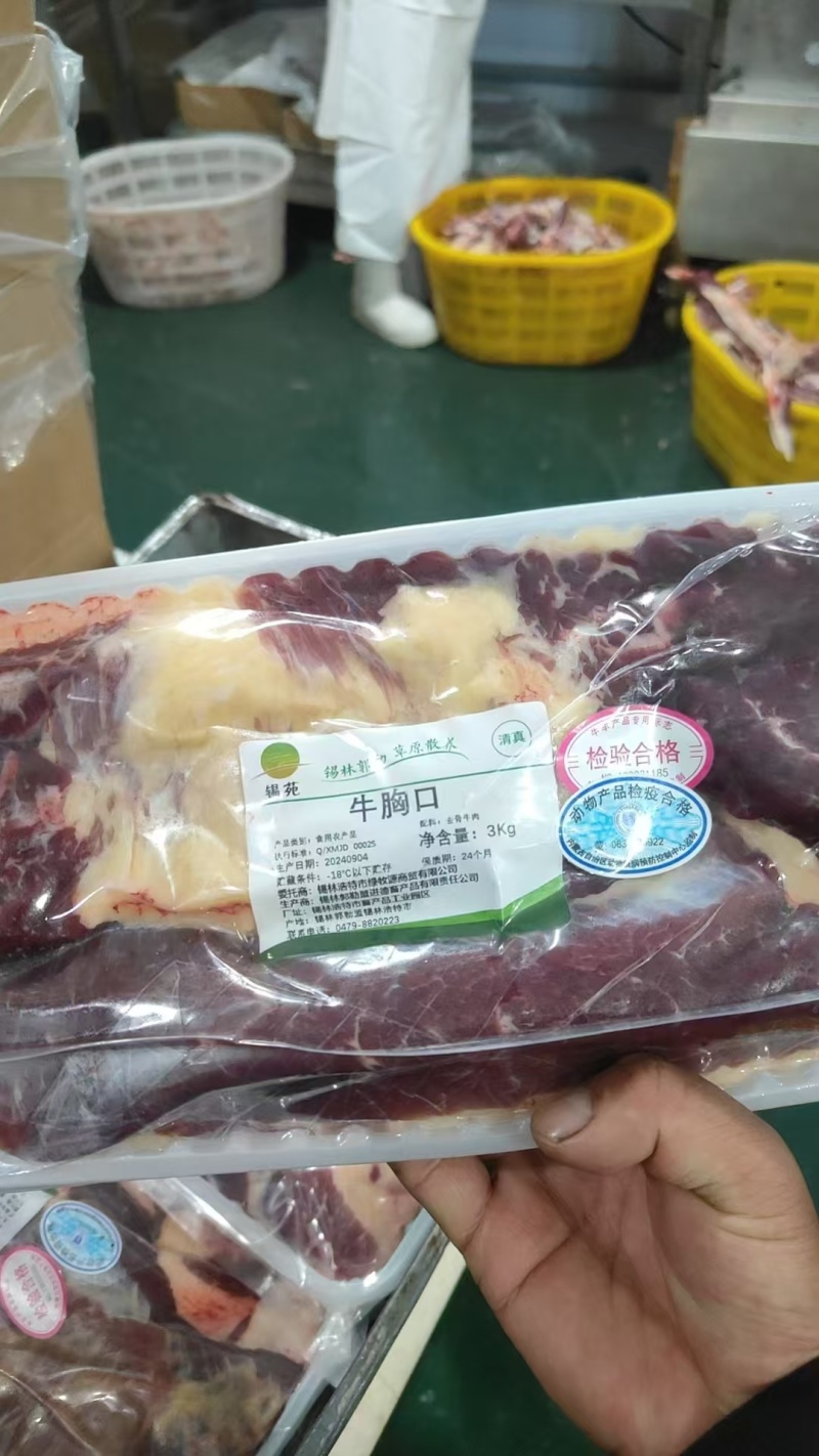 【牛胸口肉】当地草原黄牛的胸口肉，干货没水分！肉质鲜美！