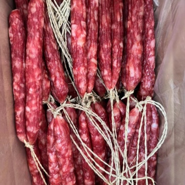 广式腊肠有绳腊肠