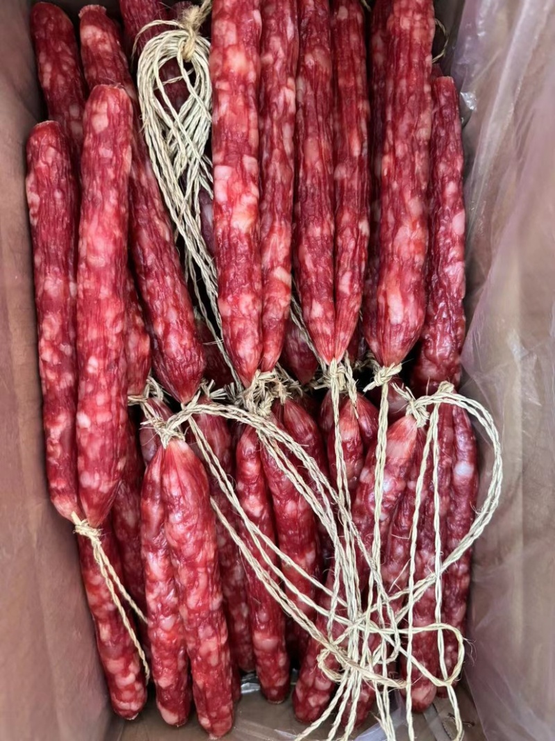 广式腊肠有绳腊肠