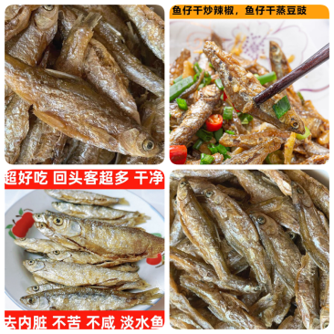 开肚油炸白肖鱼干地摊电商批发翘嘴鱼干白条鱼干淡水无盐