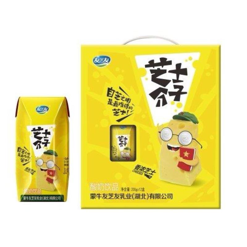蒙牛友芝友芝士分子酸奶