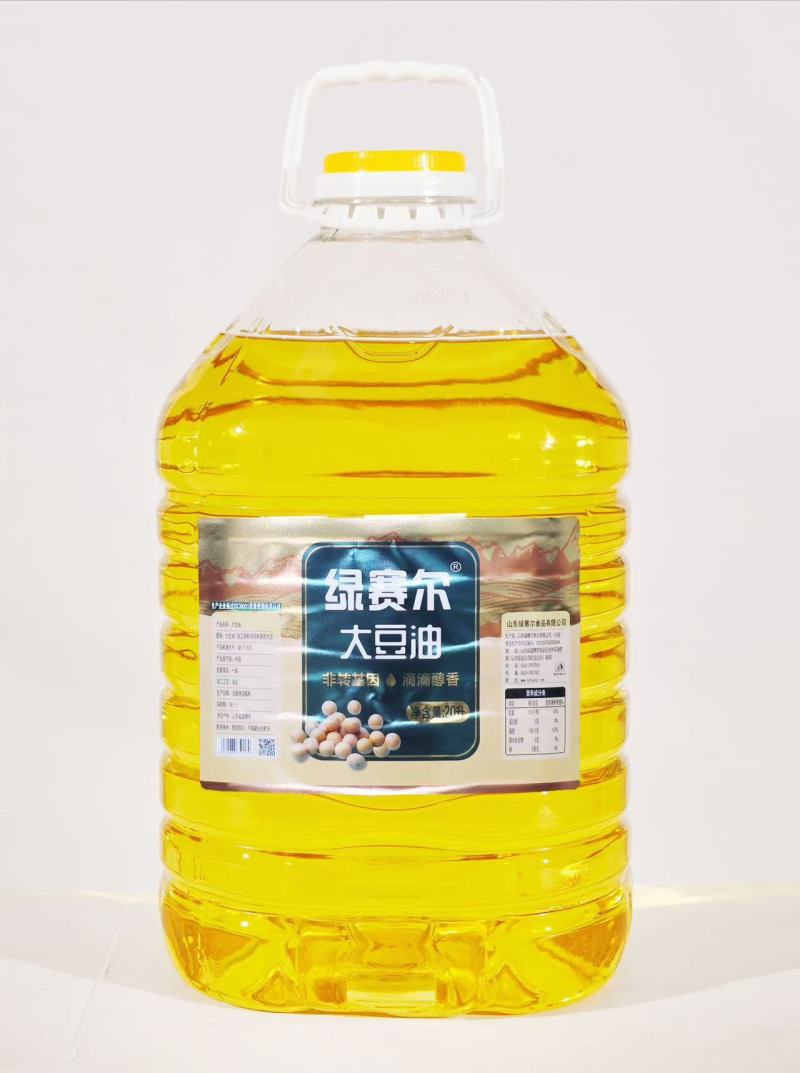 非转基因绿塞尔一级成品大豆油20L