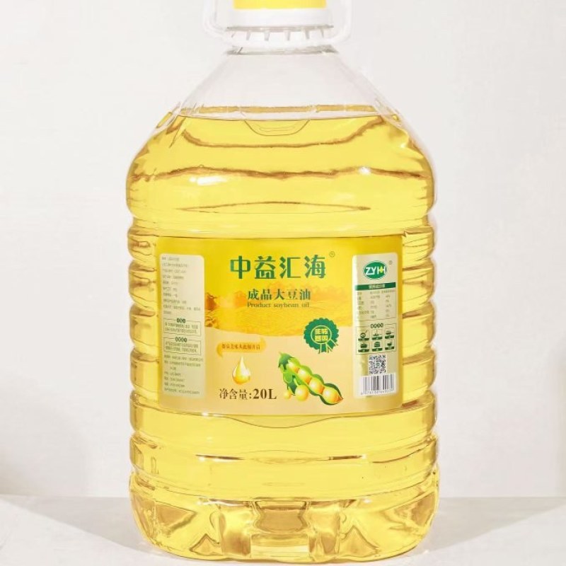 非转基因中益汇海一级成品大豆油20L