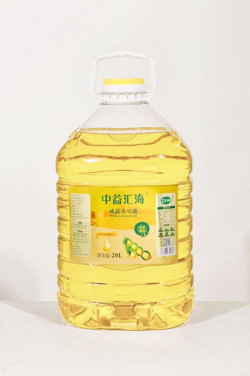 非转基因中益汇海一级成品大豆油20L
