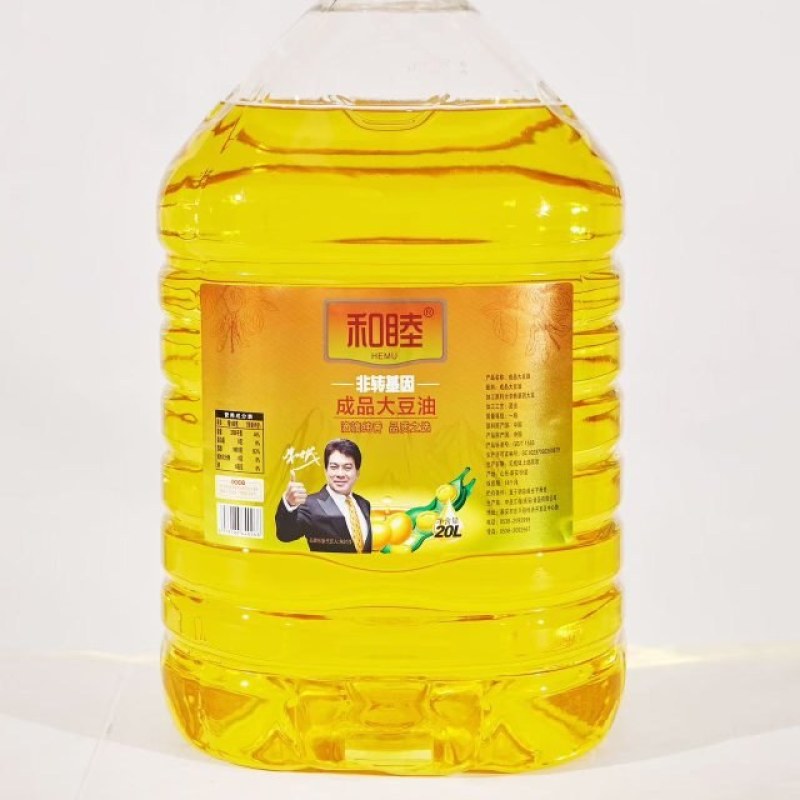 非转基因和睦一级成品大豆油20L