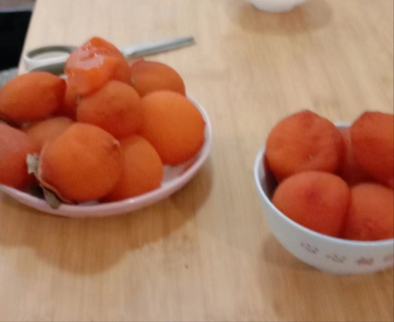 富平柿饼糖心柿饼自己家里种的无添加欢迎随时来看