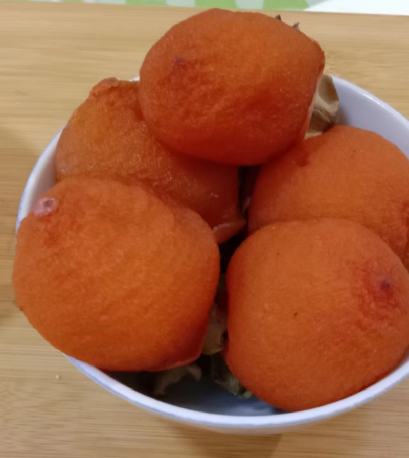 富平柿饼糖心柿饼自己家里种的无添加欢迎随时来看