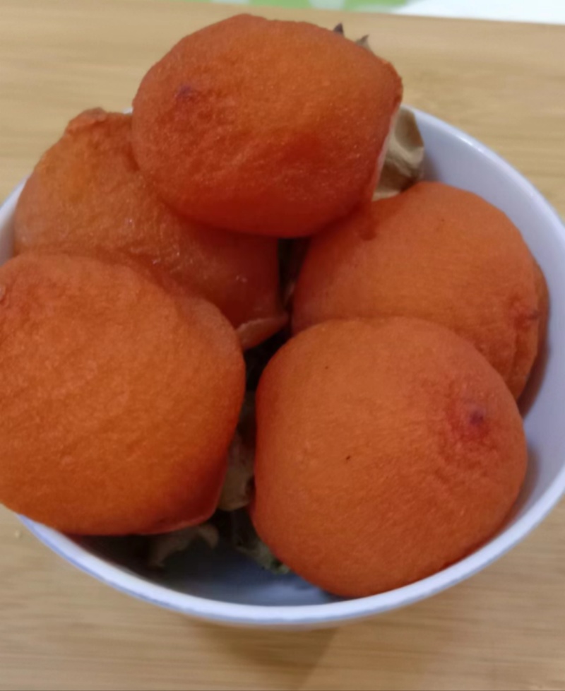 富平柿饼糖心柿饼自己家里种的无添加欢迎随时来看