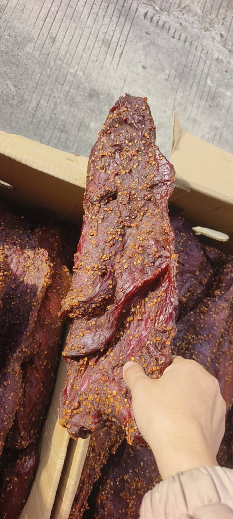大块猪肉，大块里脊肉，麻辣味，五香味，老厂货品质保证
