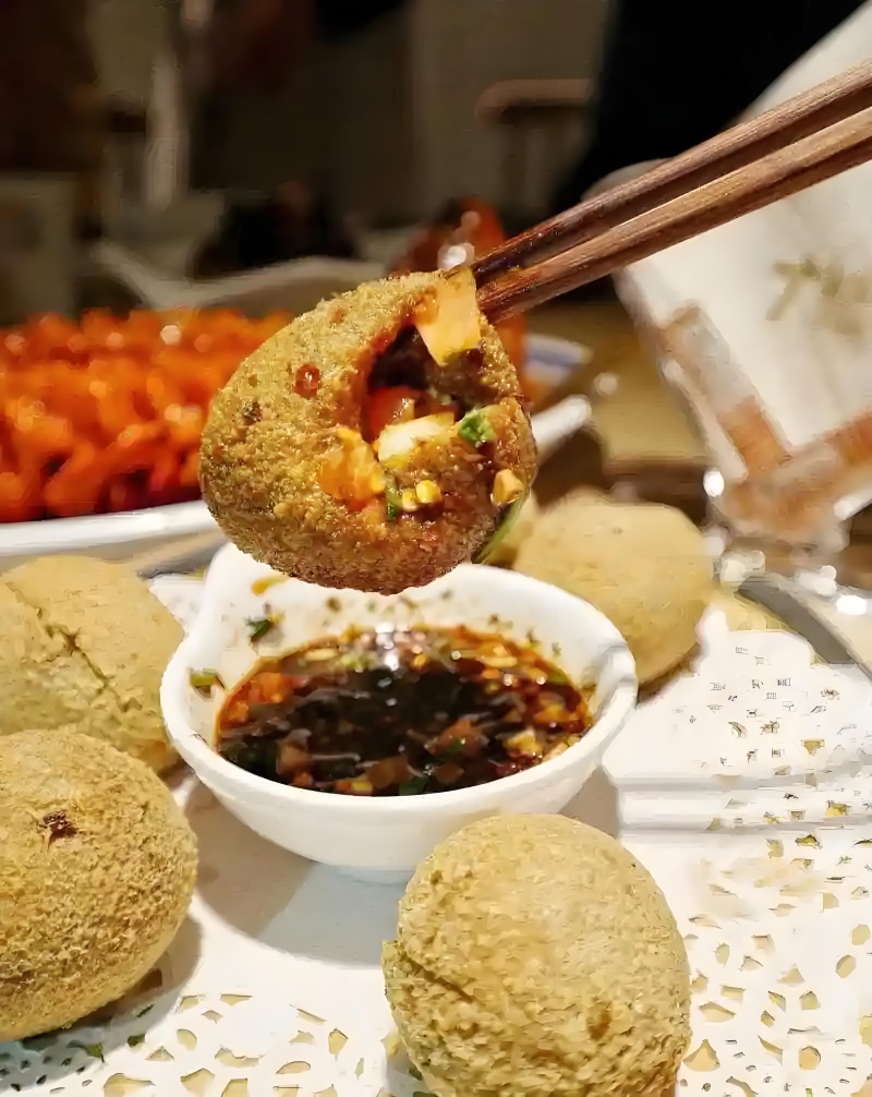 贵州特色纯手工制作豆腐圆子